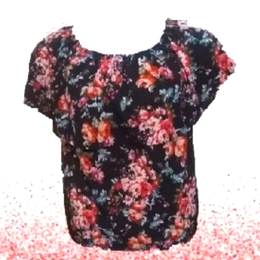 Myth Floral Blouse Size S (Item# C0024)